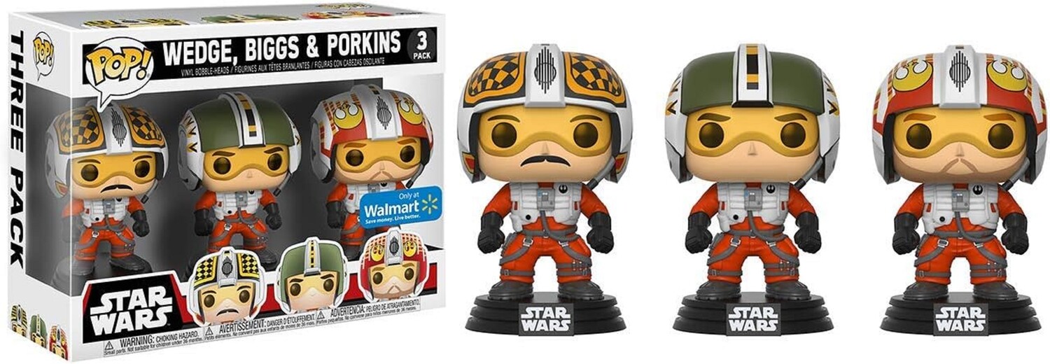 Набор фигурок Funko POP! Star Wars - Tri Pack Pilots Biggs, Wedge & Porkins Exclusive, 3 шт
Набор фигурок Funko POP! Star Wars - Tri Pack Pilots Biggs, Wedge & Porkins Exclusive, 3 шт