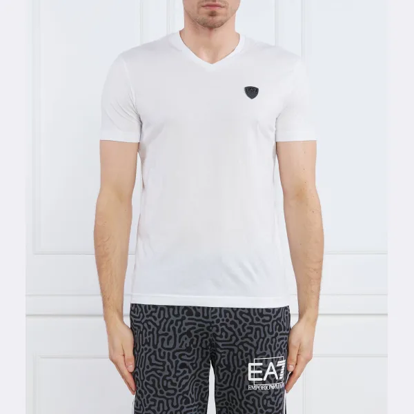 Футболка стандартного кроя Ea7, белый 
Футболка стандартного кроя Ea7, белый
