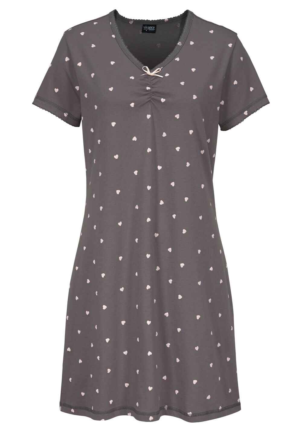 Ночная рубашка VIVANCE Dreams, антрацит
Ночная рубашка VIVANCE Dreams, антрацит