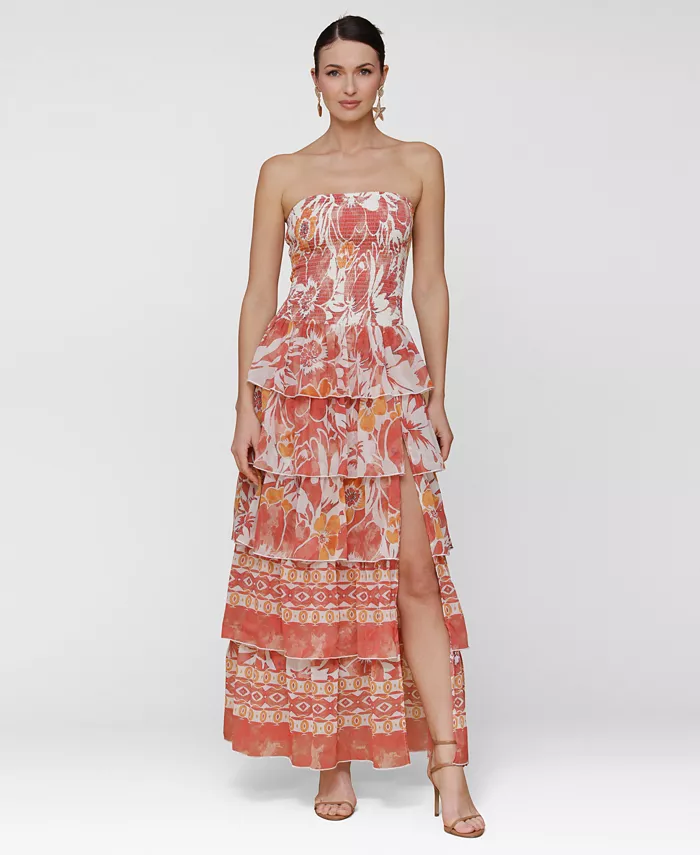 Женское макси-платье без бретелей со сборкой на лифе Avec Les Filles, мультиколор
Женское макси-платье без бретелей со сборкой на лифе Avec Les Filles, мультиколор