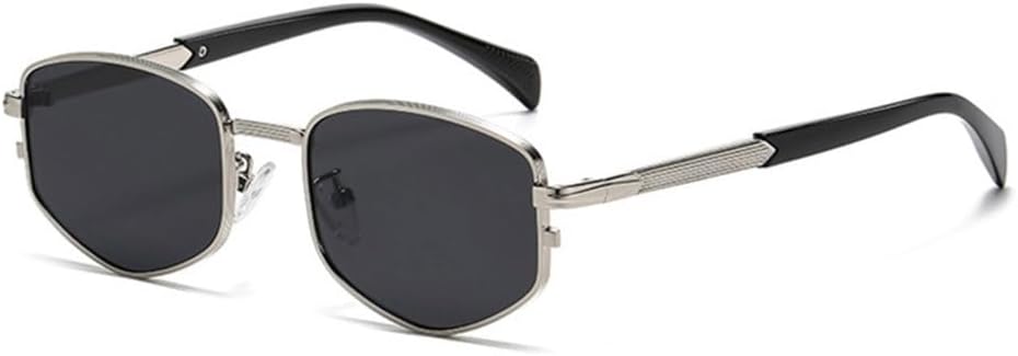 Ретро-многоугольные металлические солнцезащитные очки для женщин, роскошные, модные градиентные, с защитой от УФ-излучения UV400, мужские солнцезащитные очки TYUVIVO, Silver Gray
Ретро-многоугольные металлические солнцезащитные очки для женщин, роскошные, модные градиентные, с защитой от УФ-излучения UV400, мужские солнцезащитные очки TYUVIVO, Silver Gray