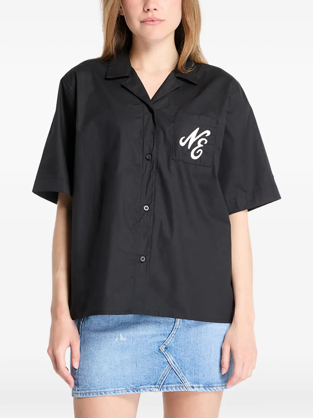 Рубашка с отложным воротником New Era Cap, черный
Рубашка с отложным воротником New Era Cap, черный