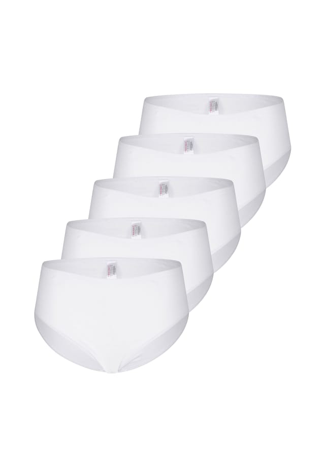 Трусы-Хипстеры упаковка 5 пар ежедневно Nina Von C., белый 
Трусы-Хипстеры упаковка 5 пар ежедневно Nina Von C., белый