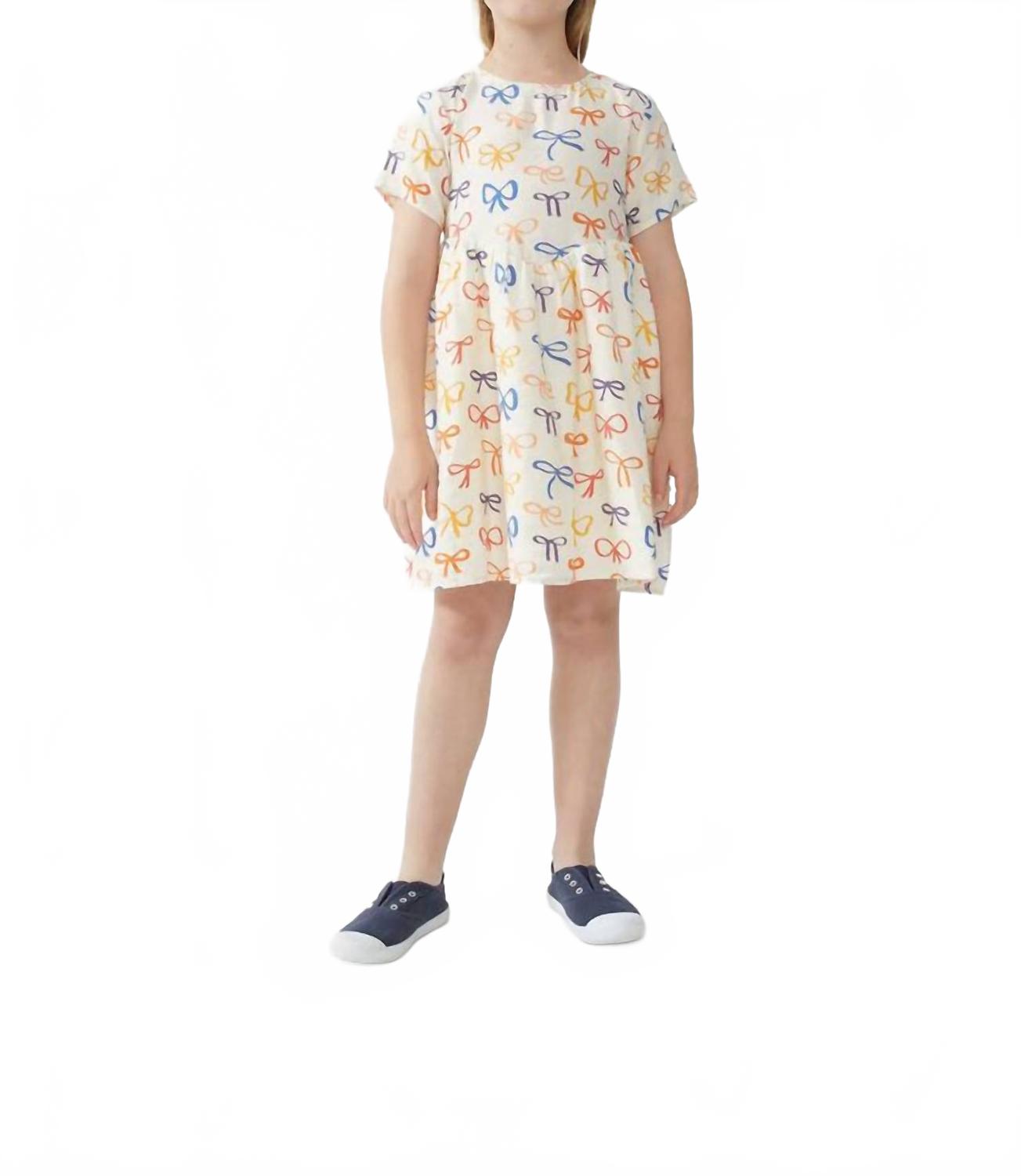 Детское платье с принтом бантиков в разноцветной гамме Compania Fantastica, мультиколор
Детское платье с принтом бантиков в разноцветной гамме Compania Fantastica, мультиколор