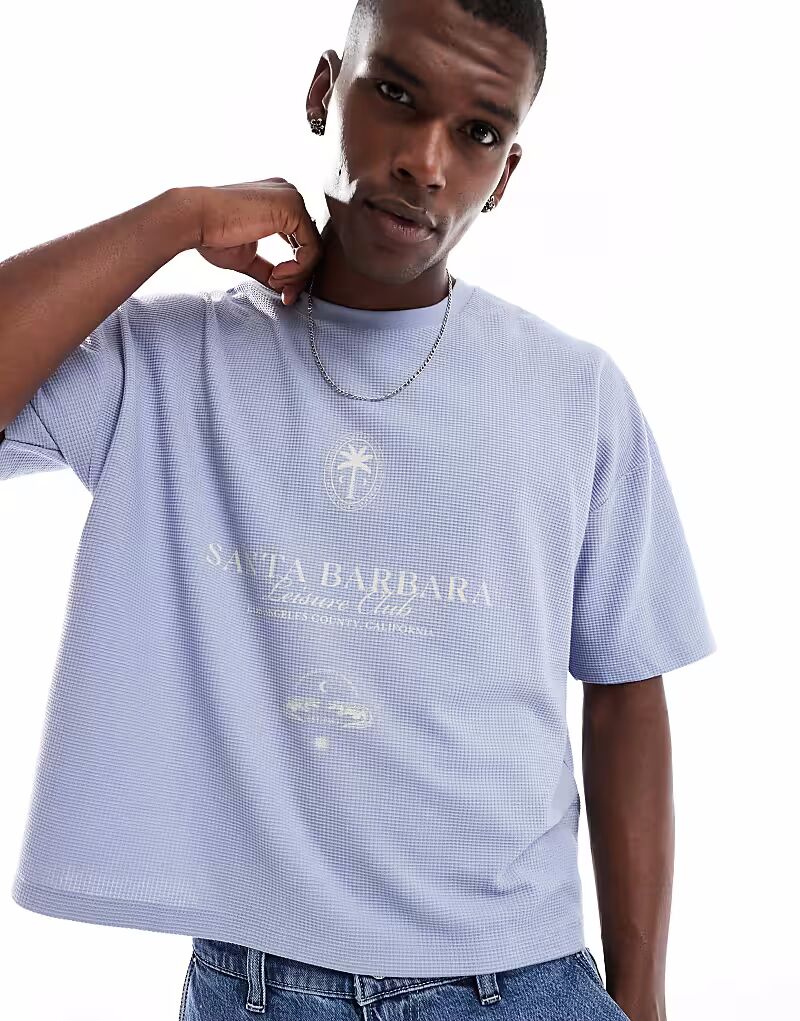 Футболка свободного кроя ASOS DESIGN oversize со спущенным плечом из плотной вафельной ткани плотностью 330 г/м² с изображением города в синем цвете
Футболка свободного кроя ASOS DESIGN oversize со спущенным плечом из плотной вафельной ткани плотностью 330 г/м² с изображением города в синем цвете