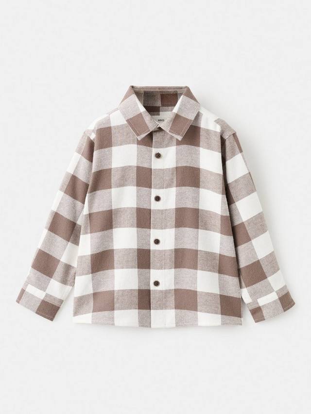 Детская рубашка с длинным рукавом Noah из чистого хлопка в клетку Mango, Brown/White
Детская рубашка с длинным рукавом Noah из чистого хлопка в клетку Mango, Brown/White