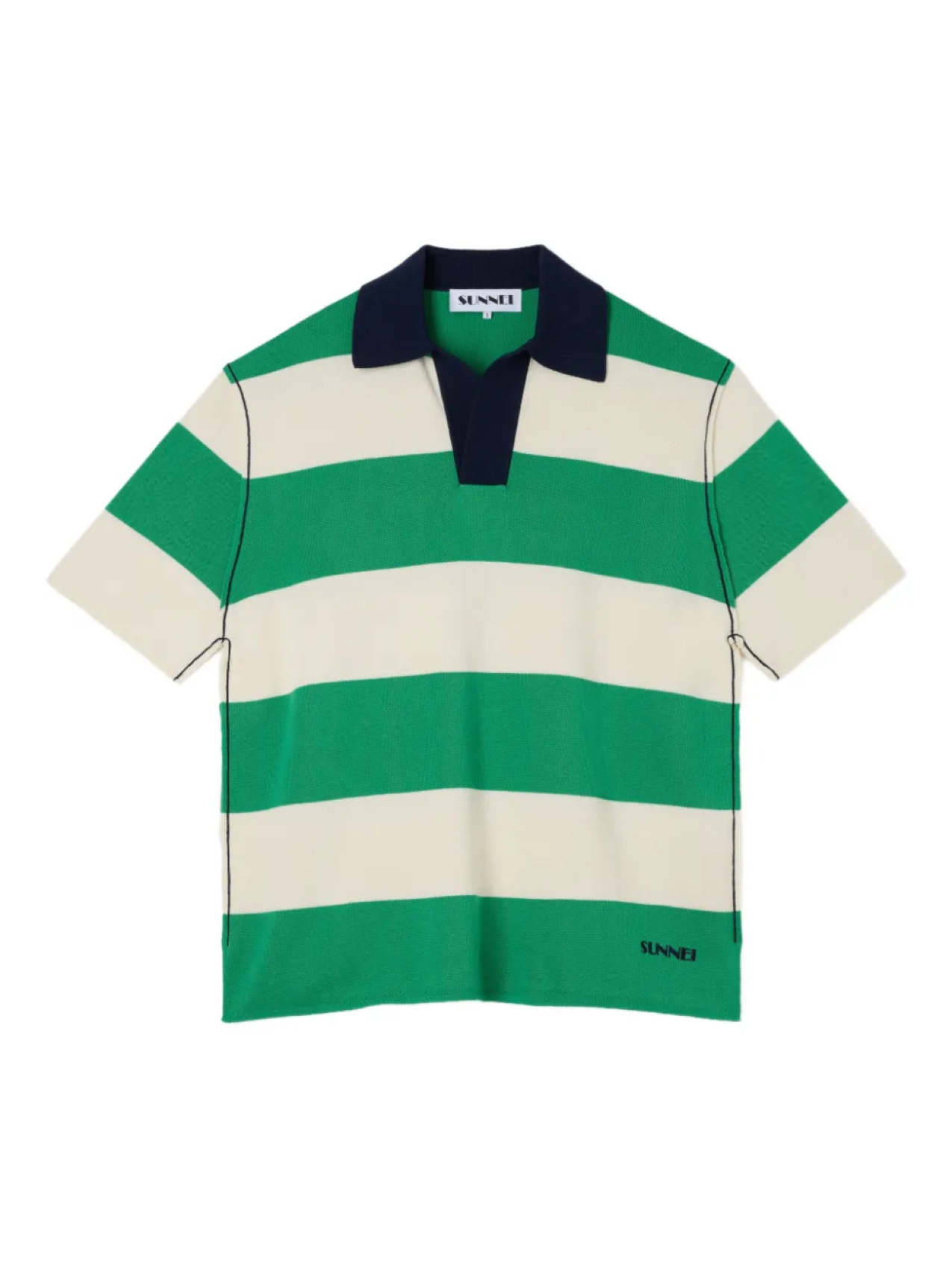 Sunnei рубашка поло в полоску, зеленый
Sunnei рубашка поло в полоску, зеленый