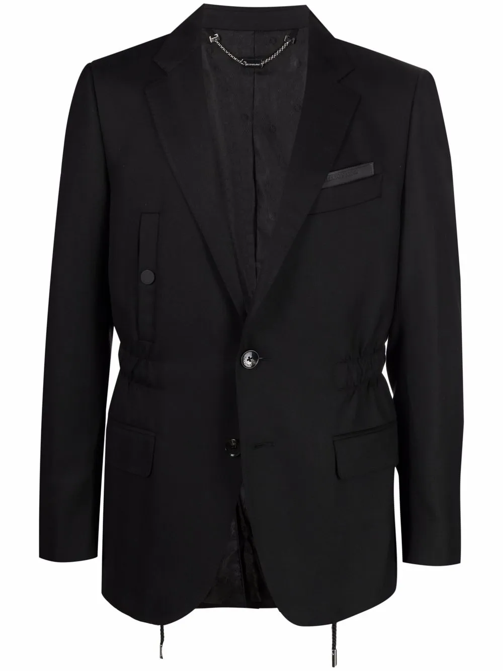 Однобортный пиджак Institutional Billionaire, черный
Однобортный пиджак Institutional Billionaire, черный