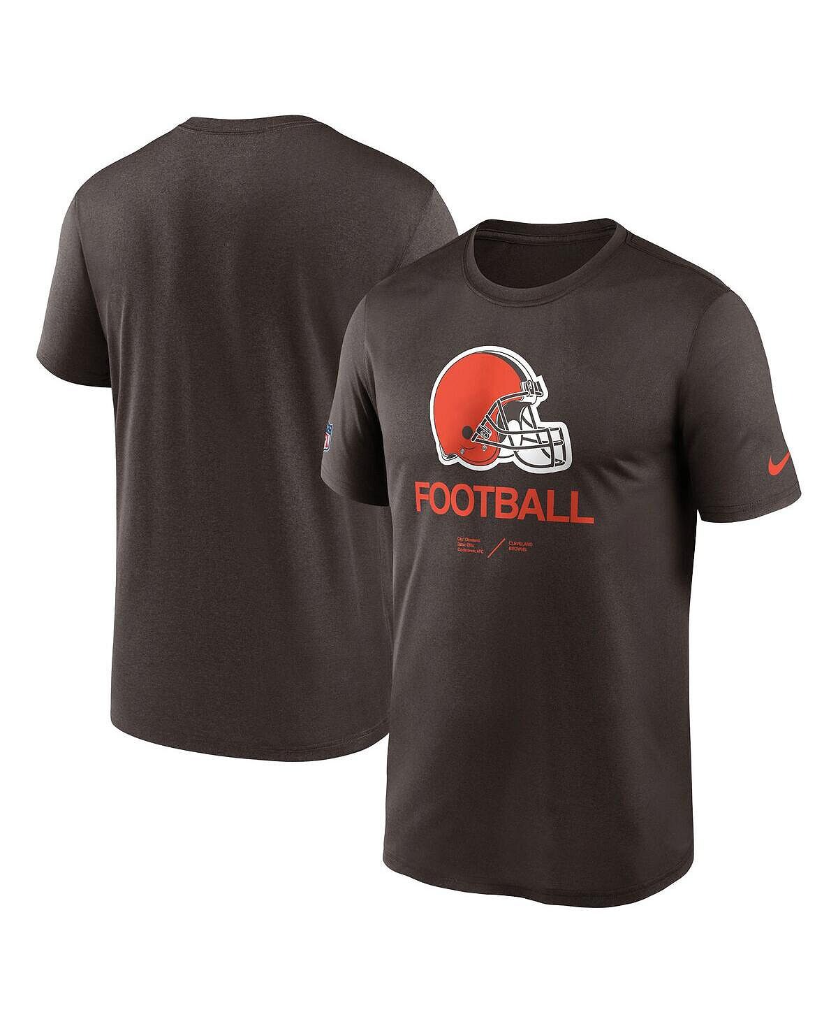Мужская коричневая футболка cleveland browns infographic performance Nike, коричневый
Мужская коричневая футболка cleveland browns infographic performance Nike, коричневый