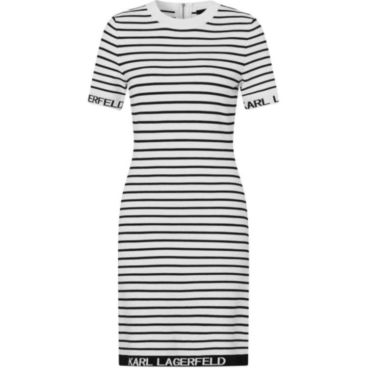KARL LAGERFELD / Karl Lagerfeld Jeans Платье с коротким рукавом KARL LAGERFELD для женщин, черно-белая полоска
KARL LAGERFELD / Karl Lagerfeld Jeans Платье с коротким рукавом KARL LAGERFELD для женщин, черно-белая полоска