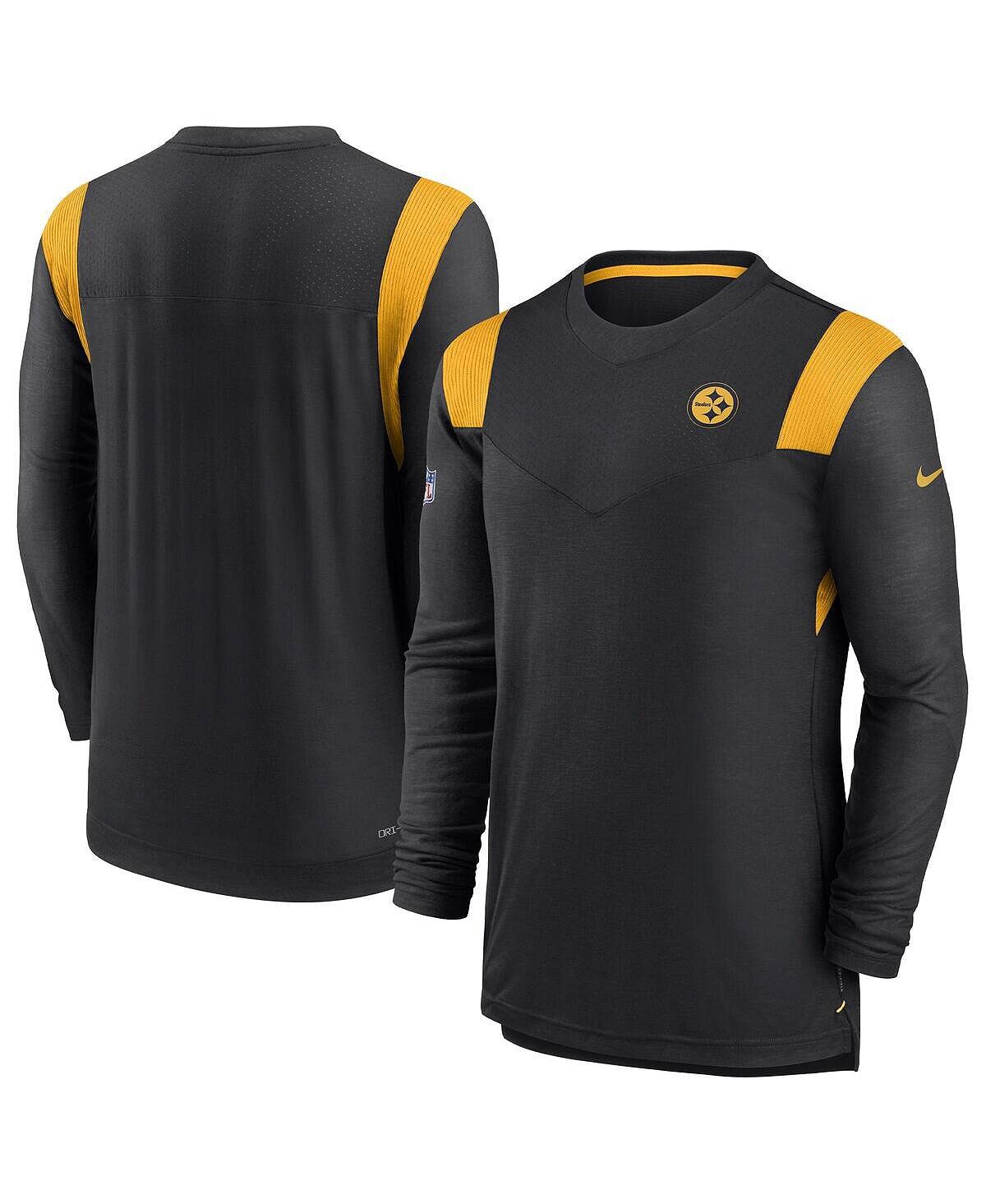 Мужская черная футболка с длинным рукавом pittsburgh steelers sideline с логотипом performance player Nike, черный
Мужская черная футболка с длинным рукавом pittsburgh steelers sideline с логотипом performance player Nike, черный