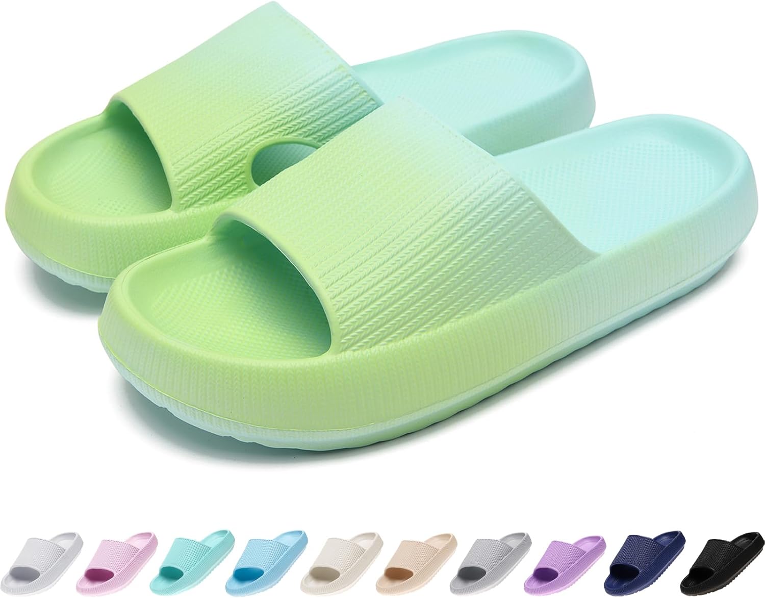 Детские тапочки-подушечки rosyclo Cloud Slides, нескользящие, с открытым носком, мягкие, удобные, с толстой подошвой, для дома и улицы, Summer Vibe
Детские тапочки-подушечки rosyclo Cloud Slides, нескользящие, с открытым носком, мягкие, удобные, с толстой подошвой, для дома и улицы, Summer Vibe