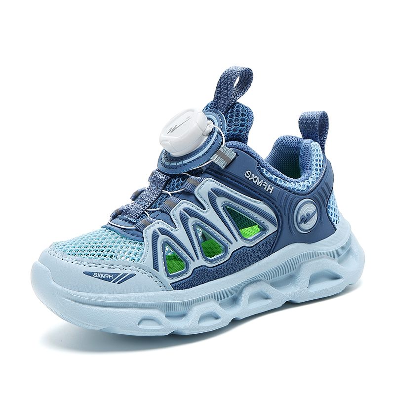 Нескользящие, дышащие, легкие, амортизирующие, низкие детские сандалии Binary, синий
Нескользящие, дышащие, легкие, амортизирующие, низкие детские сандалии Binary, синий