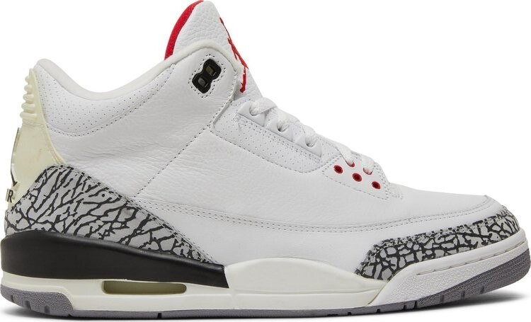 Кроссовки Air Jordan 3 Retro White Cement 2003, белый, Белый;серый, Кроссовки Air Jordan 3 Retro White Cement 2003, белый 
Кроссовки Air Jordan 3 Retro White Cement 2003, белый, Белый;серый, Кроссовки Air Jordan 3 Retro White Cement 2003, белый
