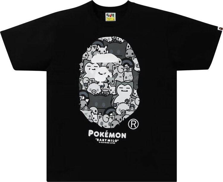 Футболка BAPE Baby Milo x Pokemon Monotone Ape Head Tee #2 'Black', черный
Футболка BAPE Baby Milo x Pokemon Monotone Ape Head Tee #2 'Black', черный