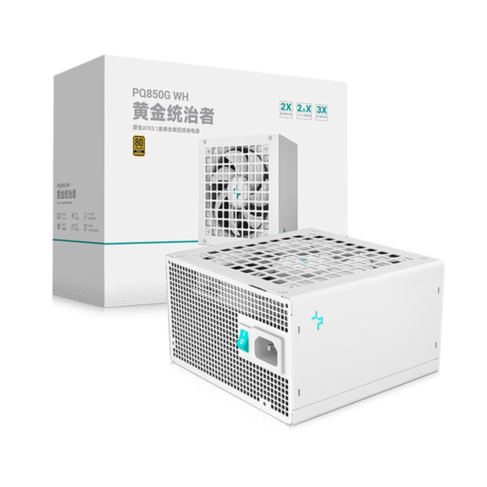 Блок питания DeepCool PQ850G, 850 Вт, белый
Блок питания DeepCool PQ850G, 850 Вт, белый