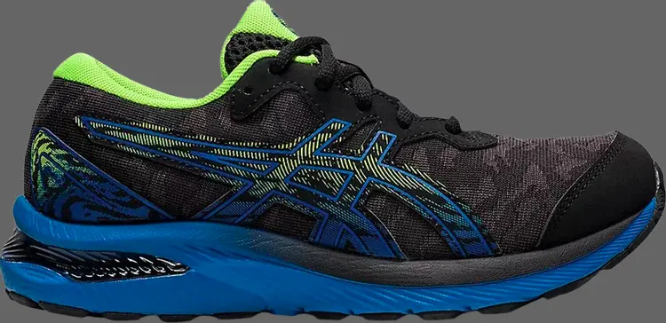 Кроссовки gel cumulus 23 gs 'black lake drive' Asics, черный 
Кроссовки gel cumulus 23 gs 'black lake drive' Asics, черный