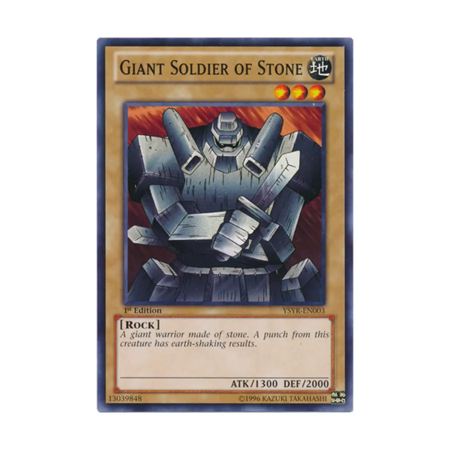 CCG Гигантский каменный солдат (обычный), Yu-Gi-Oh - Structure Deck - Yugi Reloaded - Singles
CCG Гигантский каменный солдат (обычный), Yu-Gi-Oh - Structure Deck - Yugi Reloaded - Singles