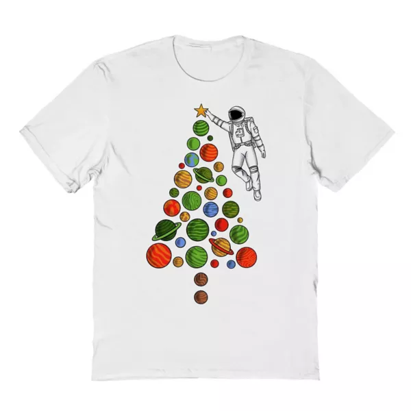 Мужская футболка с космическим новогодним принтом Licensed Character, белый
Мужская футболка с космическим новогодним принтом Licensed Character, белый