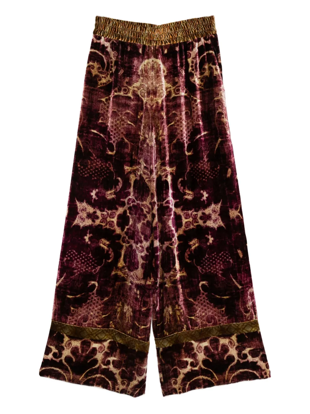 Бархатные брюки с узором Pierre-Louis Mascia, фиолетовый
Бархатные брюки с узором Pierre-Louis Mascia, фиолетовый