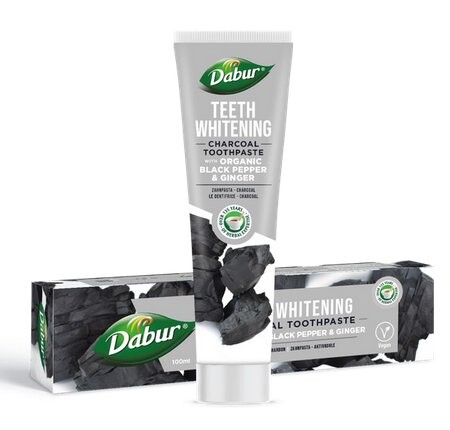 Угольная зубная паста отбеливающая с перцем и имбирем, 100 мл Dabur
Угольная зубная паста отбеливающая с перцем и имбирем, 100 мл Dabur