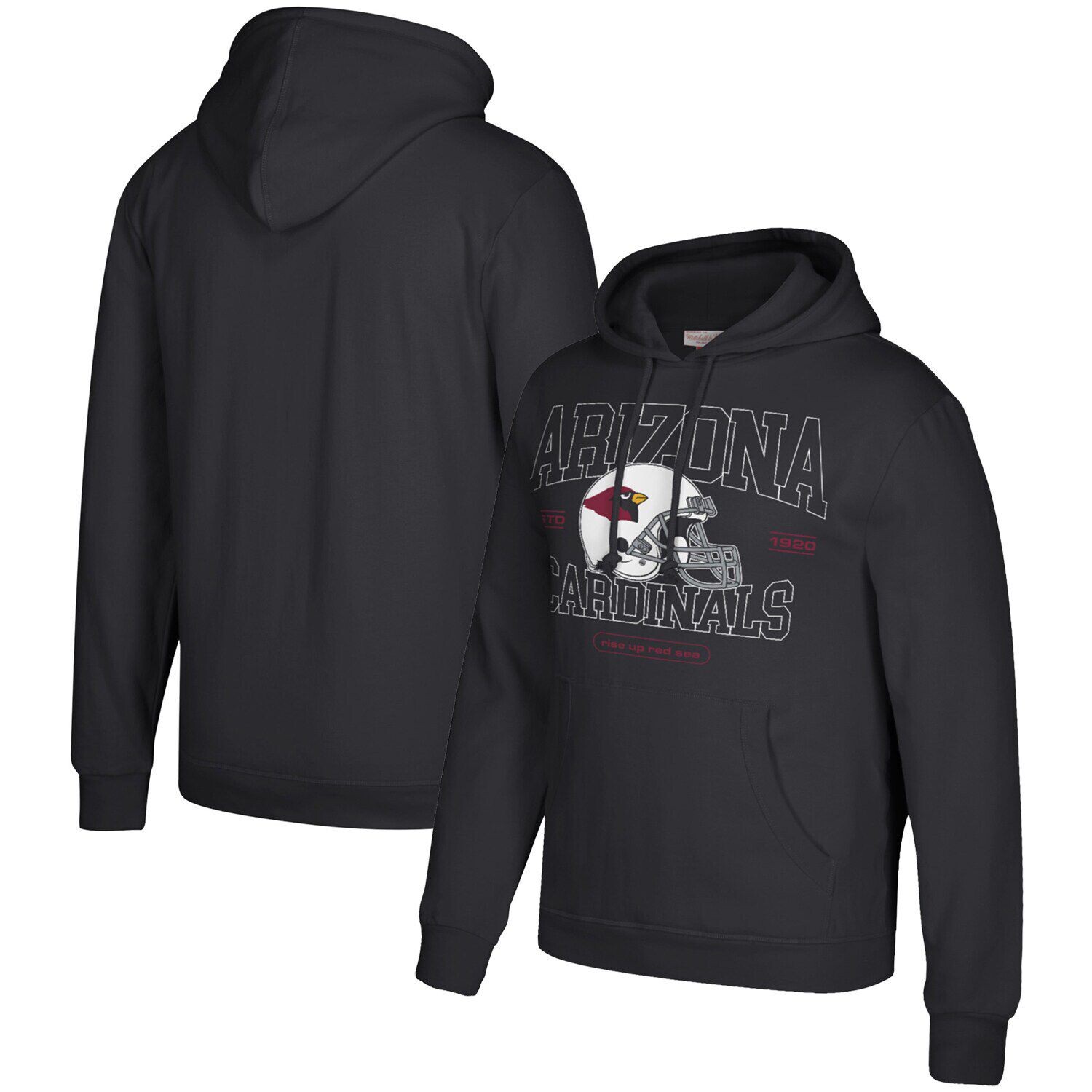 Мужской классический пуловер с капюшоном и шлемом Mitchell & Ness Black Arizona Cardinals, Серый, Мужской классический пуловер с капюшоном и шлемом Mitchell & Ness Black Arizona Cardinals
Мужской классический пуловер с капюшоном и шлемом Mitchell & Ness Black Arizona Cardinals, Серый, Мужской классический пуловер с капюшоном и шлемом Mitchell & Ness Black Arizona Cardinals