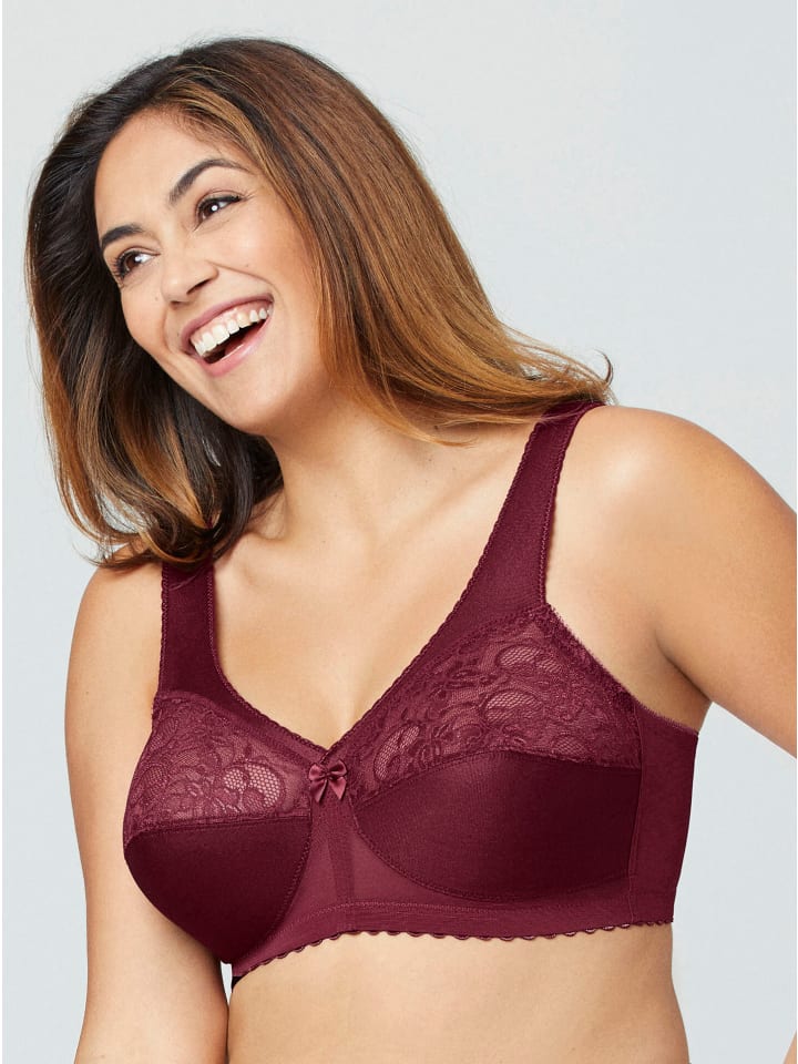 Бюстгальтер Relief без косточек бордового цвета Glamorise
Бюстгальтер Relief без косточек бордового цвета Glamorise