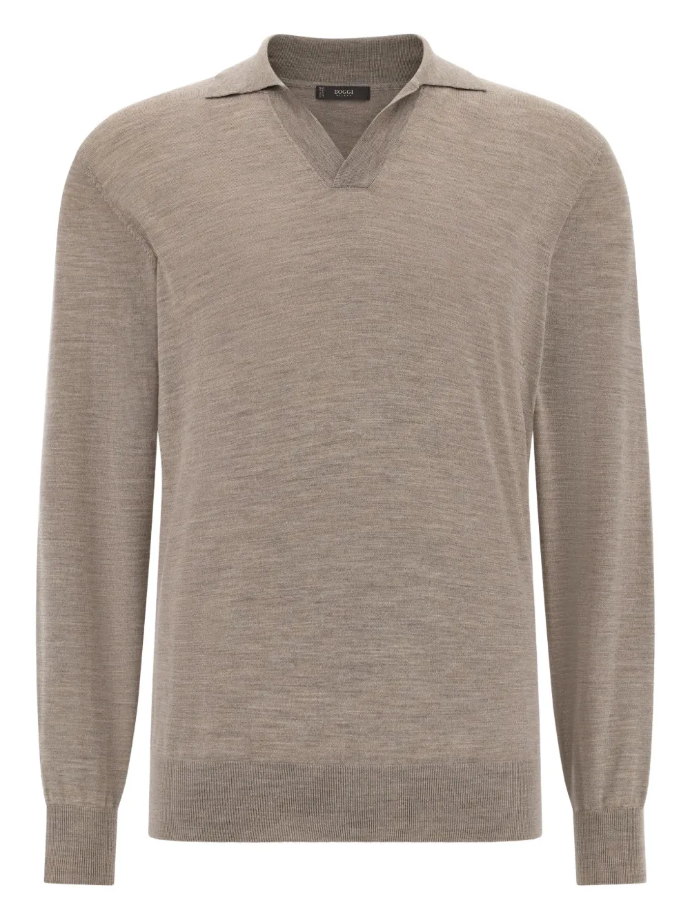 Свитер с отделкой в рубчик Boggi Milano, нейтральный
Свитер с отделкой в рубчик Boggi Milano, нейтральный