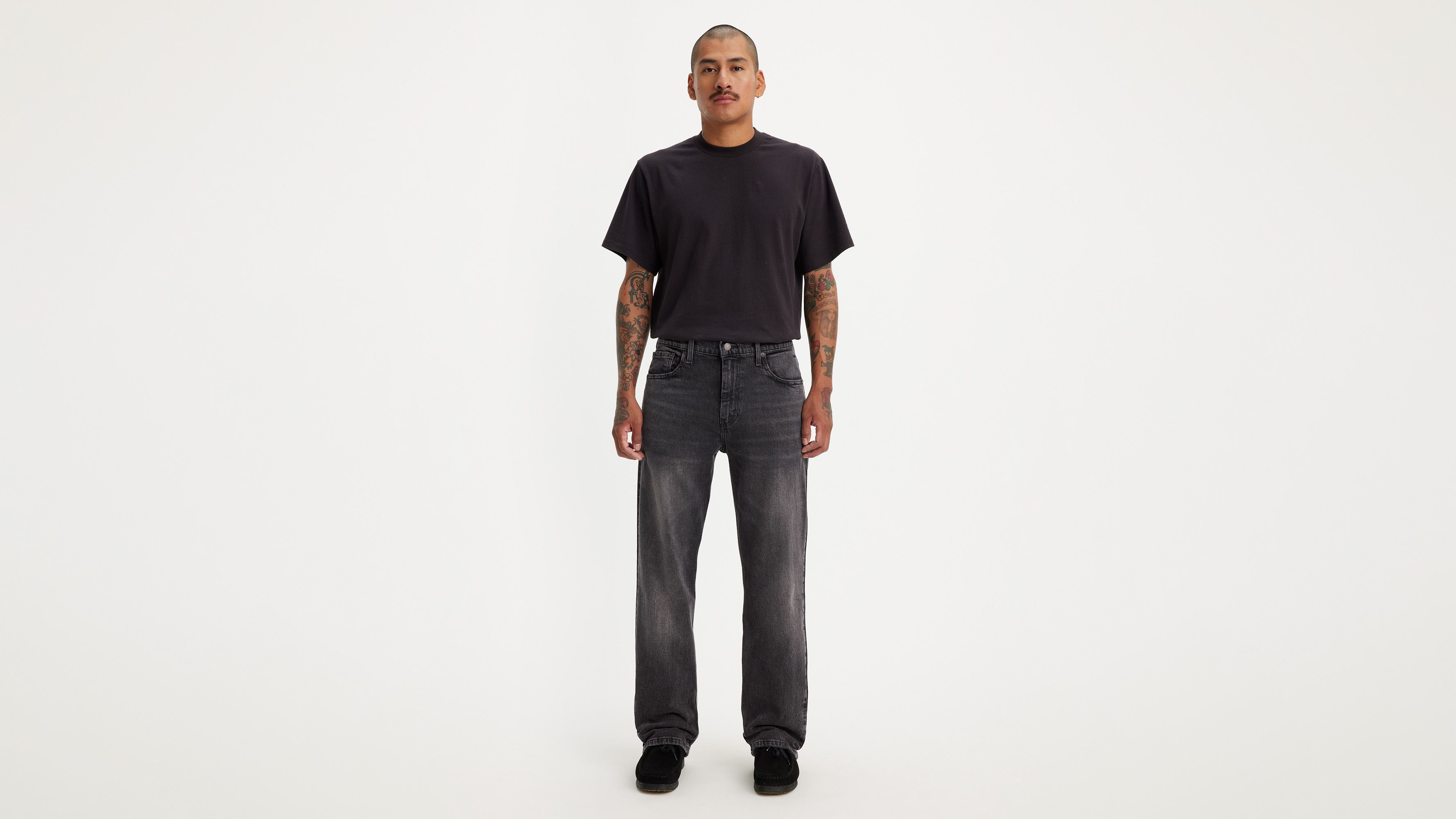 569 Свободные прямые мужские джинсы Levi's, цвет Catch My Drift - Black - Stretch
569 Свободные прямые мужские джинсы Levi's, цвет Catch My Drift - Black - Stretch
