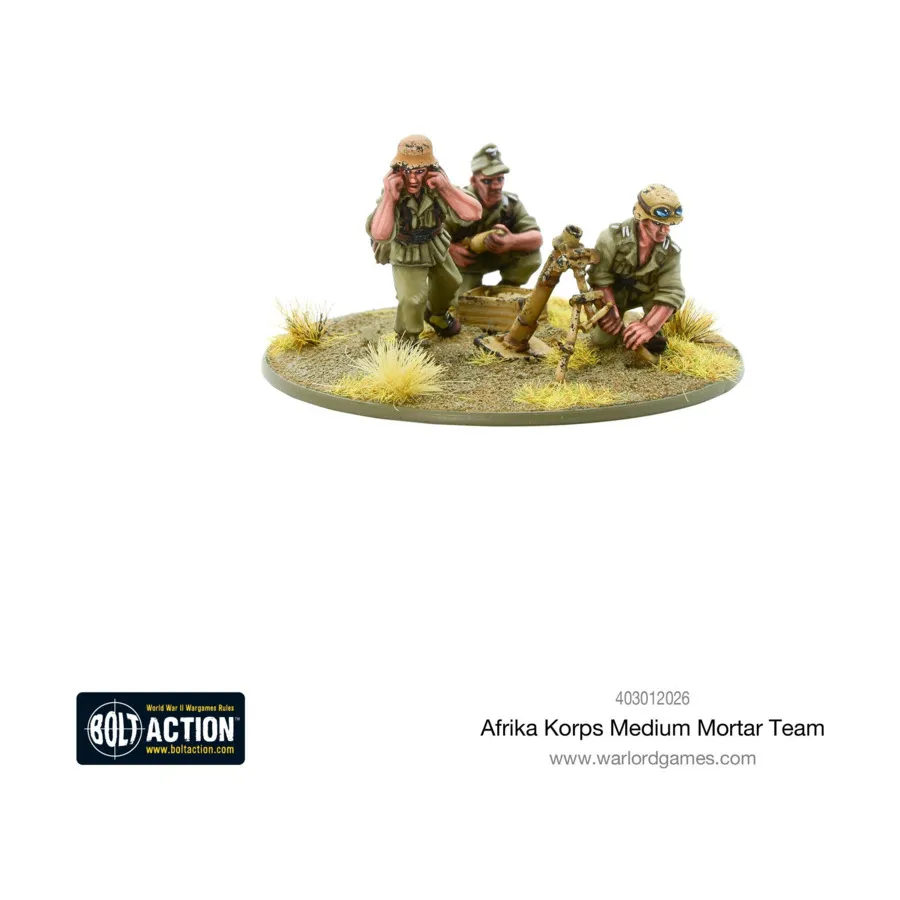 Средняя минометная группа Африканского корпуса, Bolt Action - German - Afrika Korps (28mm)
Средняя минометная группа Африканского корпуса, Bolt Action - German - Afrika Korps (28mm)