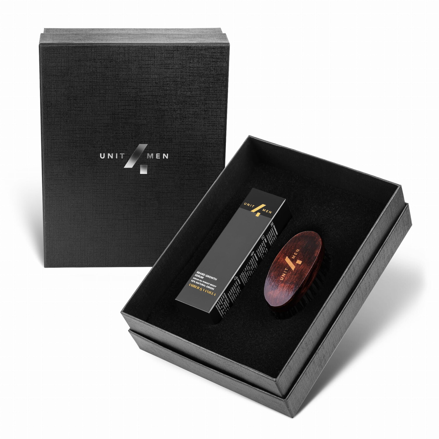 Набор: сыворотка для роста бороды Unit4Men Amber&Vanilla, 1 шт.
Набор: сыворотка для роста бороды Unit4Men Amber&Vanilla, 1 шт.