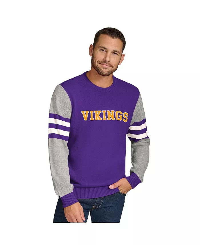 Мужской фиолетово-серый свитшот с круглым вырезом Minnesota Vikings из акрила Tommy Hilfiger
Мужской фиолетово-серый свитшот с круглым вырезом Minnesota Vikings из акрила Tommy Hilfiger