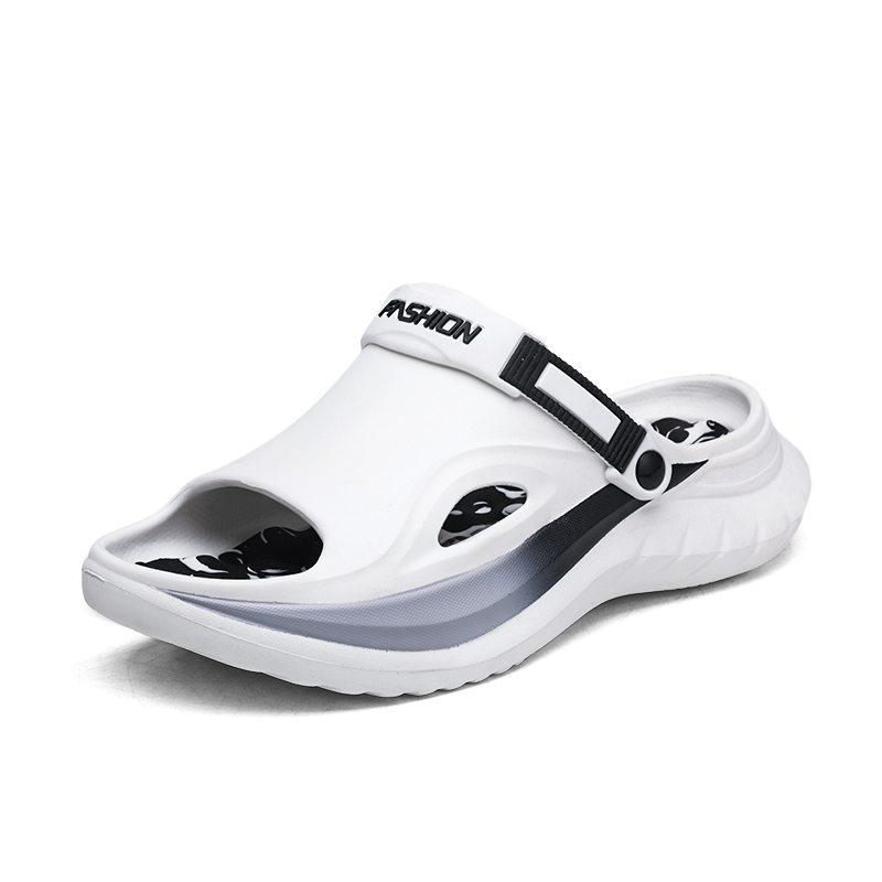 KUPE Скользящие тапочки с амортизацией EVA, противоскользящие, износостойкие, мужские, бело-черные, цвет White Black
KUPE Скользящие тапочки с амортизацией EVA, противоскользящие, износостойкие, мужские, бело-черные, цвет White Black