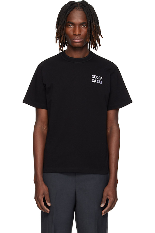 Футболка с вышивкой Geoff sacai, черный
Футболка с вышивкой Geoff sacai, черный