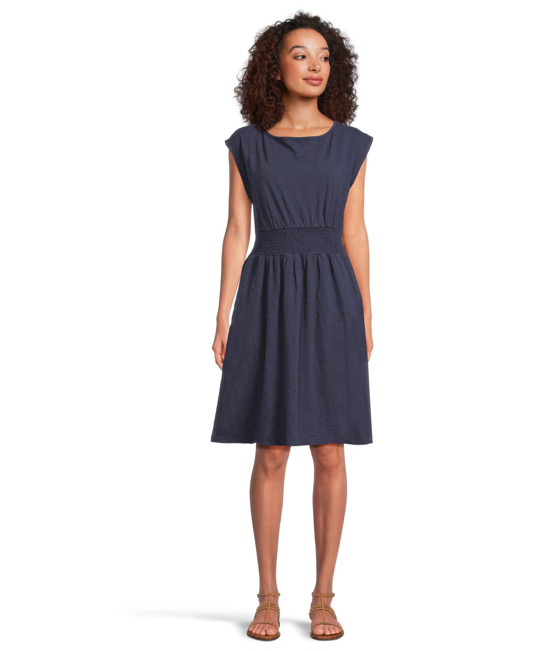 Платье Mod-o-doc Dolman Sleeve Smocked Waist Dress, Vibrant Navy
Платье Mod-o-doc Dolman Sleeve Smocked Waist Dress, Vibrant Navy