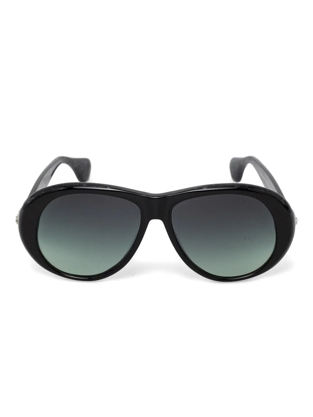 Солнцезащитные очки в круглой оправе с декором Orb Vivienne Westwood, черный 
Солнцезащитные очки в круглой оправе с декором Orb Vivienne Westwood, черный