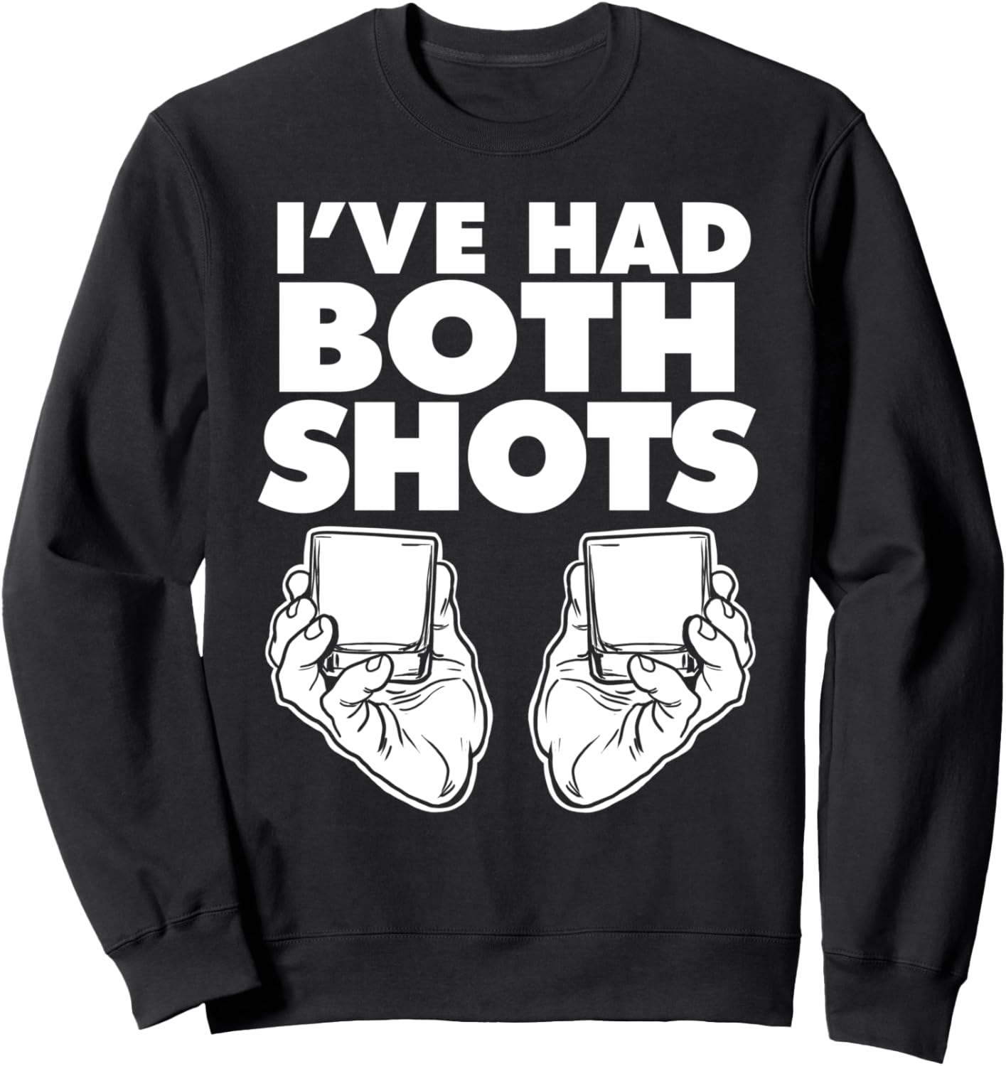 Толстовка с надписью Я сделал оба выстрела Miftees Drinking Tees, черный
Толстовка с надписью Я сделал оба выстрела Miftees Drinking Tees, черный