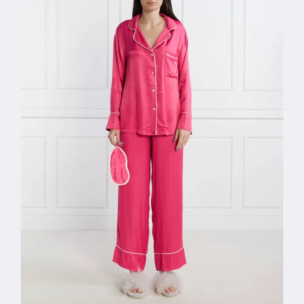 Атласная пижама свободного кроя + ночная маска Hugo, фуксия
Атласная пижама свободного кроя + ночная маска Hugo, фуксия
