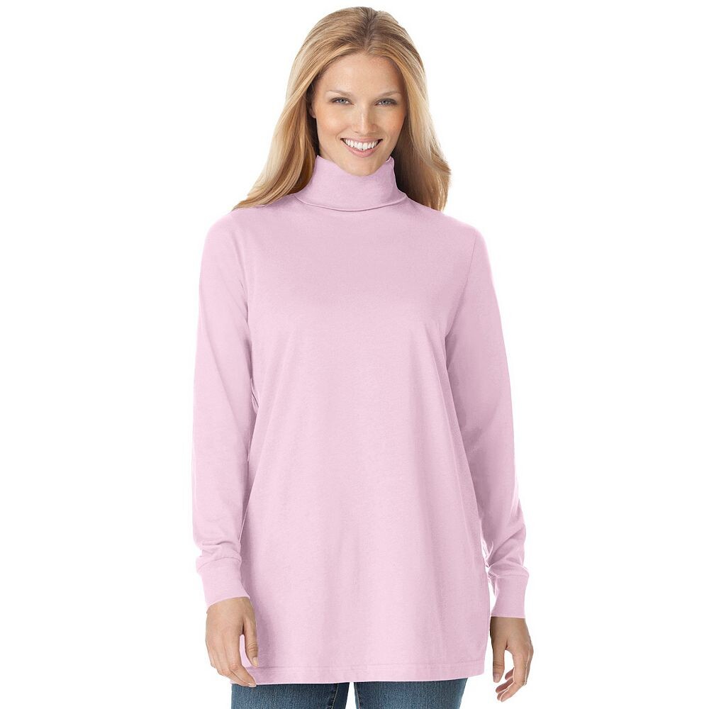 Женщина в женской идеальной водолазке с длинными рукавами больших размеров Woman Within, розовый
Женщина в женской идеальной водолазке с длинными рукавами больших размеров Woman Within, розовый