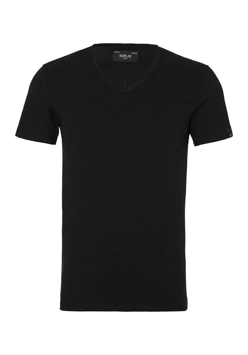 Футболка Replay с V-образным вырезом, черный
Футболка Replay с V-образным вырезом, черный