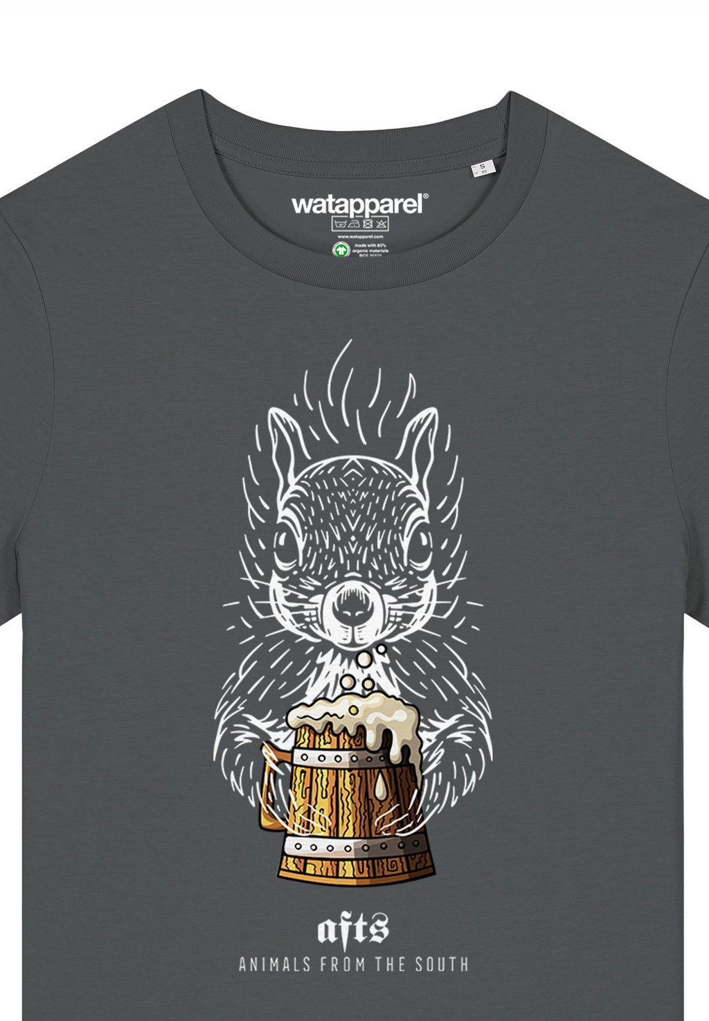 Футболка с принтом AFTS EICHHÖRNCHEN watapparel, антрацит
Футболка с принтом AFTS EICHHÖRNCHEN watapparel, антрацит