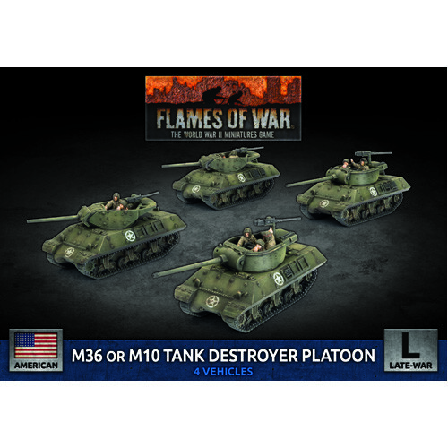 Фигурки M36 And M10 Tank Destroyer Platoon (X4 Plastic)
Фигурки M36 And M10 Tank Destroyer Platoon (X4 Plastic)