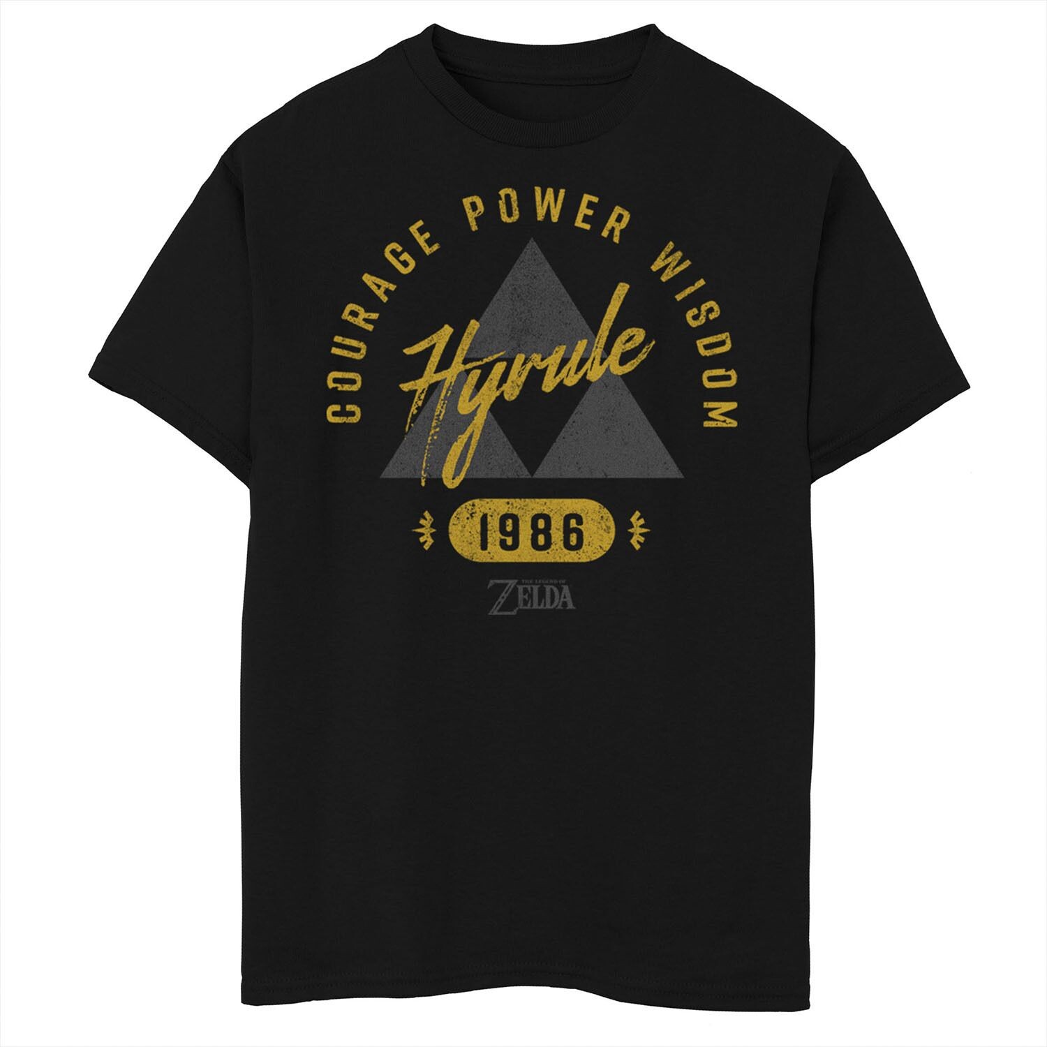 Потертая футболка Triforce 1986 года для мальчиков 8–20 лет The Legend Of Zelda "Courage Power Wisdom Hyrule" Licensed Character, черный
Потертая футболка Triforce 1986 года для мальчиков 8–20 лет The Legend Of Zelda "Courage Power Wisdom Hyrule" Licensed Character, черный