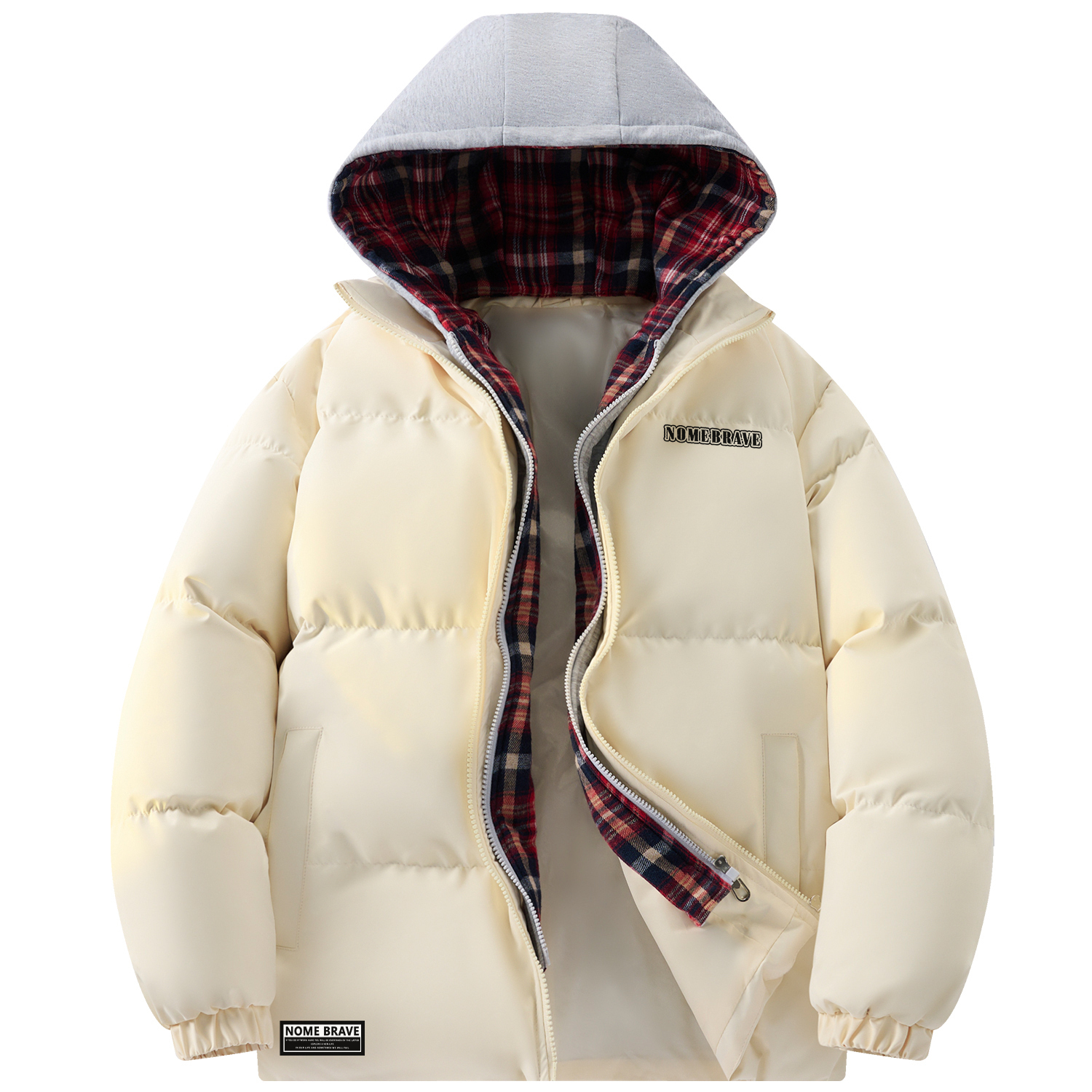 NOME Пуховик Unisex, Ecru Red Plaid
NOME Пуховик Unisex, Ecru Red Plaid