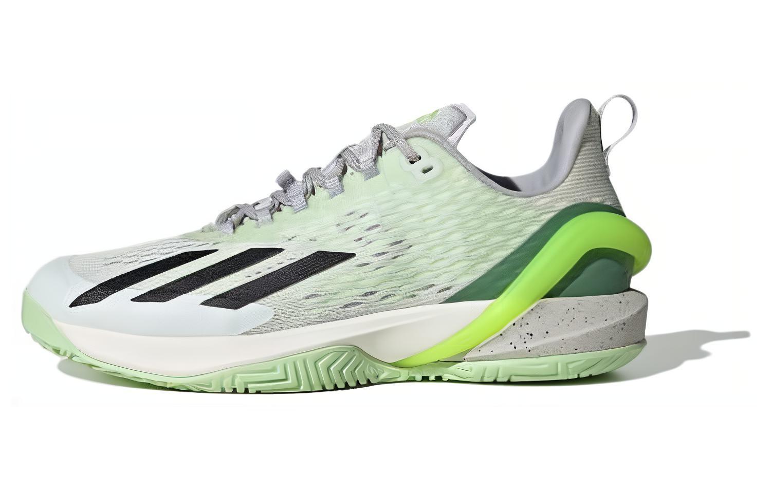 Adizero Cybersonic Crystal Jade Core Black Lucid Lemon Adidas, белый черный зеленый
Adizero Cybersonic Crystal Jade Core Black Lucid Lemon Adidas, белый черный зеленый