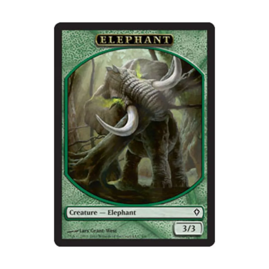 CCG Слон – Жетон (С), MTG - Worldwake
CCG Слон – Жетон (С), MTG - Worldwake