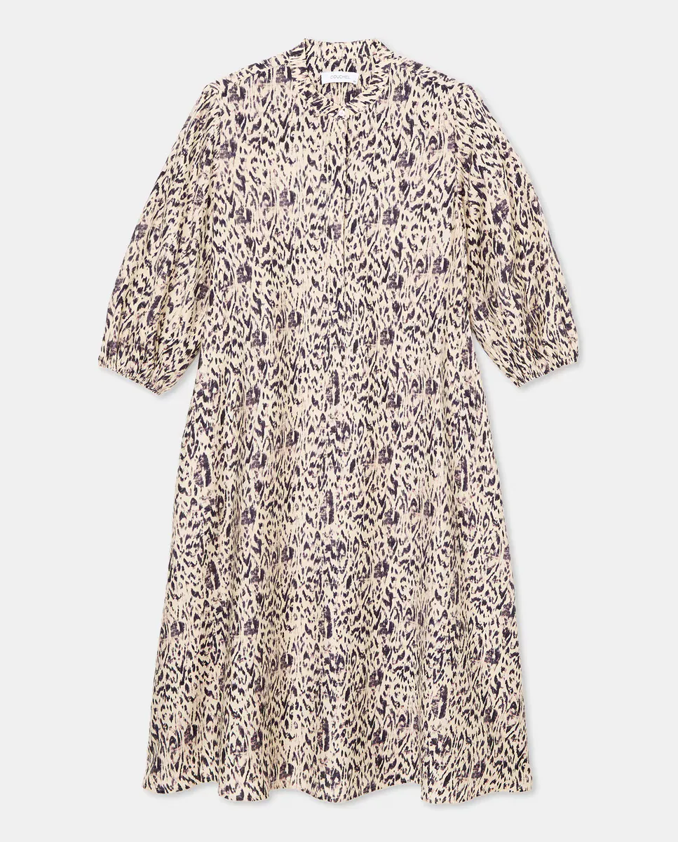 Платье миди с длинным рукавом в цветочный принт Couchel, белый
Платье миди с длинным рукавом в цветочный принт Couchel, белый