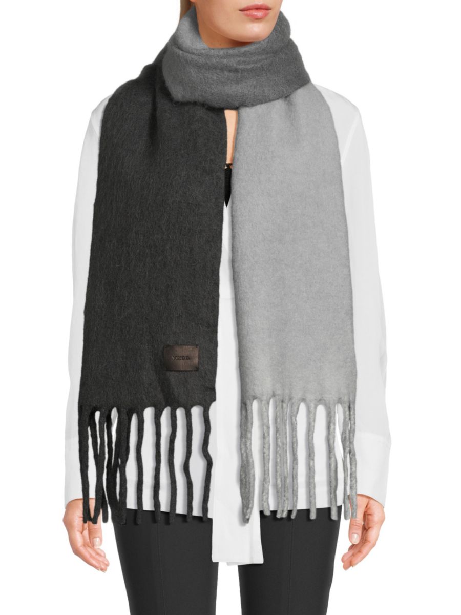 Двухцветный шарф из смеси альпаки Vince, угольный
Двухцветный шарф из смеси альпаки Vince, угольный