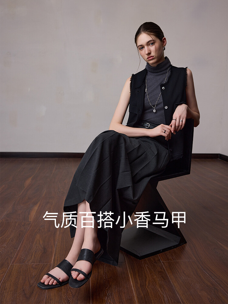 Жилет классический Qianjin Xiaoxiangfeng MSlan 24 с круглым вырезом и кисточками, черный
Жилет классический Qianjin Xiaoxiangfeng MSlan 24 с круглым вырезом и кисточками, черный