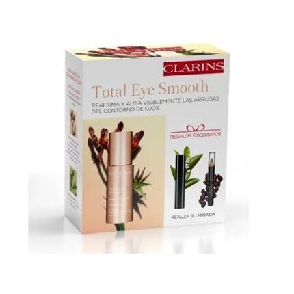 Clarins Total Eye Smooth 15 мл + тушь для ресниц Supra Lift & Curl 3 мл + мини-карандаш 01
Clarins Total Eye Smooth 15 мл + тушь для ресниц Supra Lift & Curl 3 мл + мини-карандаш 01
